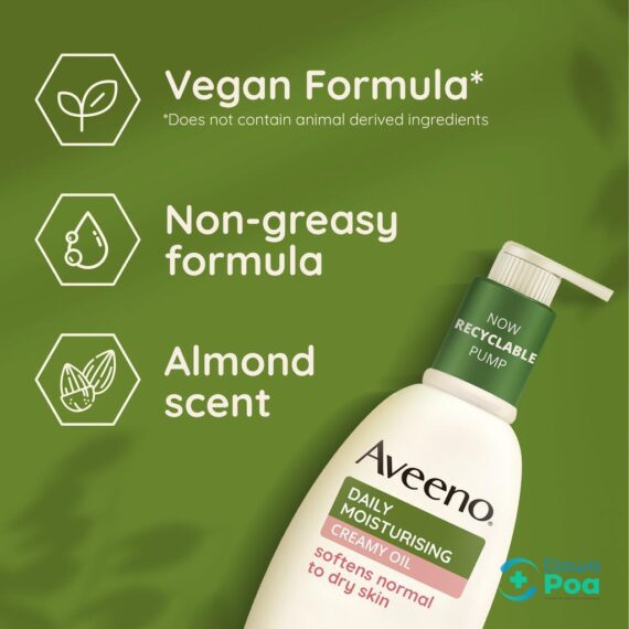 Aveeno Moisturising Creamy Oil 300ml4