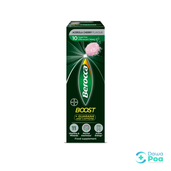 Berocca Boost Guarana Effervescent Tablets 10`s.1