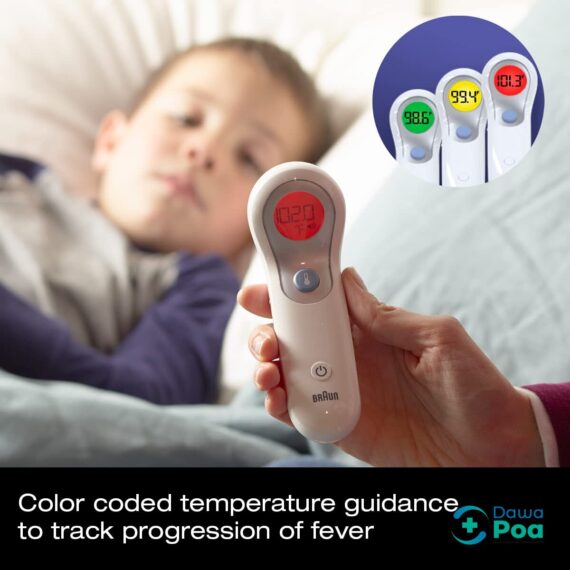 Braun Thermometer 2 in 1 No-Touch + Front.7