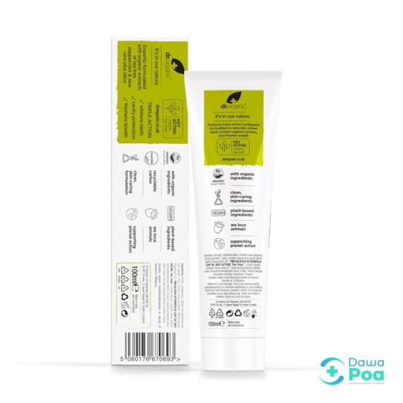 Dr.Organic Tea Tree Toothpaste 100ml3