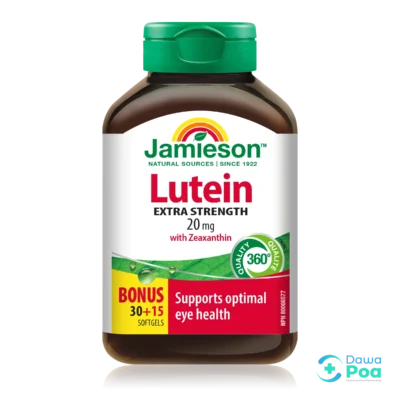 Jamieson Lutein 20mg Soft Gels 45's1