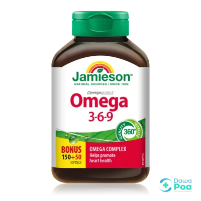 Jamieson Omega 3-6-9 1200mg Softgels 200's