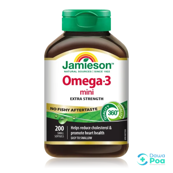 Jamieson Omega-3 Extra Strength Mini Softgels 200's1