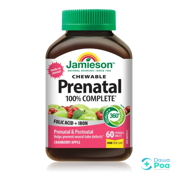 Jamieson Prenatal Chewable Tabs 60's1