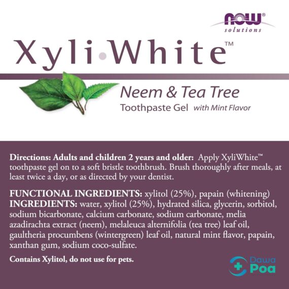Now Xyliwhite Neem & Tea Tree With Mint Toothpaste Gel 181gm 3