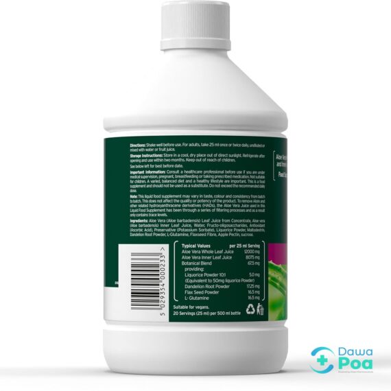 Optima Aloe Pura Aloe Vera Complex Juice 500ml 2