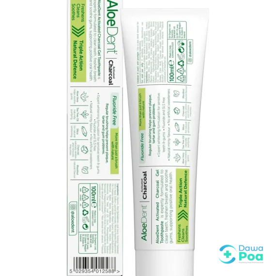 Optima Aloe Vera Charcoal Toothpaste 100ml2