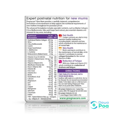 Vitabiotics Pregnacare New Mum Recovery Tablets2