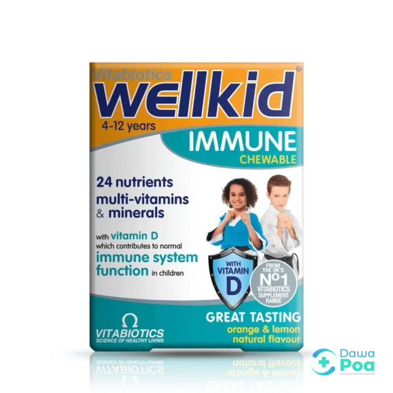 Vitabiotics Wellkid Immune Chewable (4 - 12 Years)1