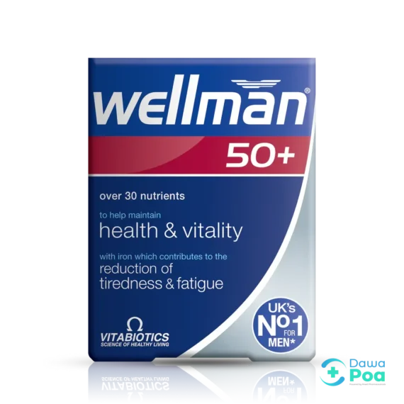 Vitabiotics Wellman 50⁺ Tablets 30's