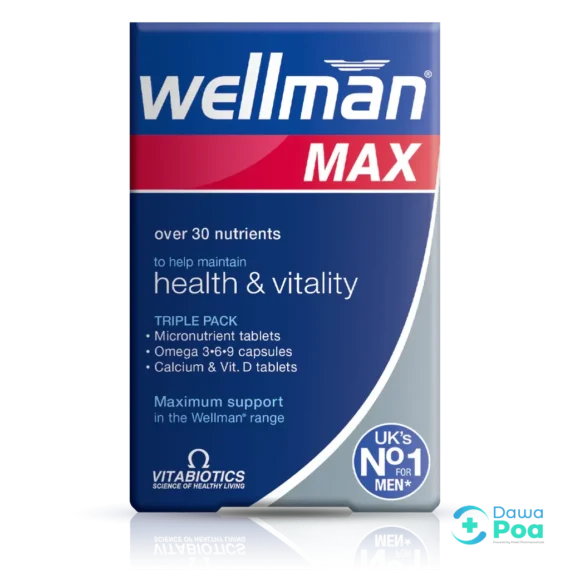 Vitabiotics Wellman Max Tablets1