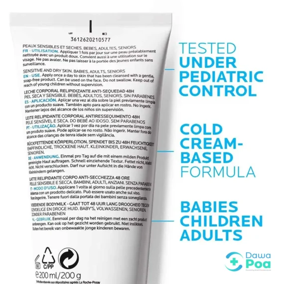 La Roche Posay Lipikar Lait 48hr Hydration And Anti-Dryness5