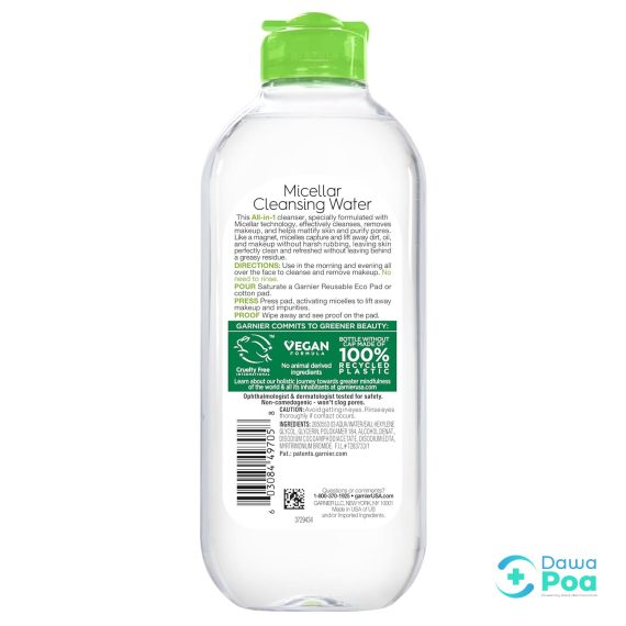 Even & matte micellar water 400ml 5