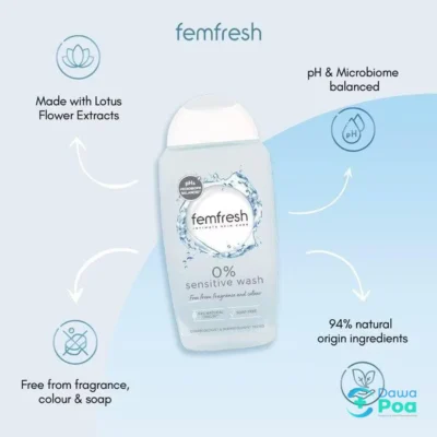 Femfresh 0% Sensitive Intimate Wash.4