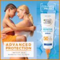 Garnier Ambre Solaire Sensitive Advanced Serum for Face & Body, with SPF 50+ .1
