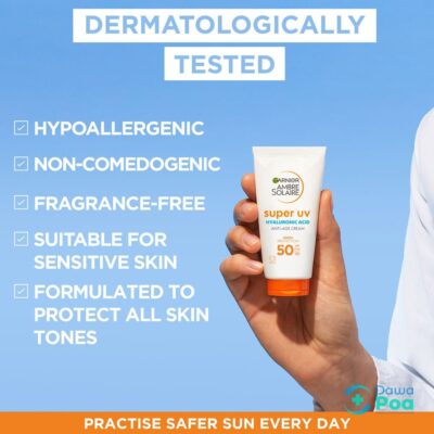 Garnier Ambre Solaire Super UV Anti-age hyaluronic acid SPF 50 cream.2