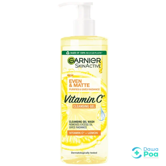 Garnier Even and Matte Vitamin C Gel Wash 400ml.1 (2)