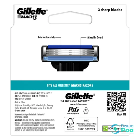 Gillette Mach3 Razor Blades_4