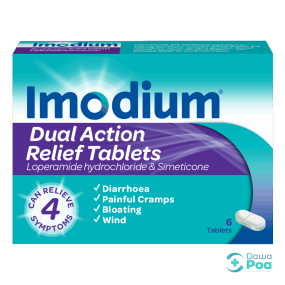 Imodium Dual Action Relief Tablets 6s