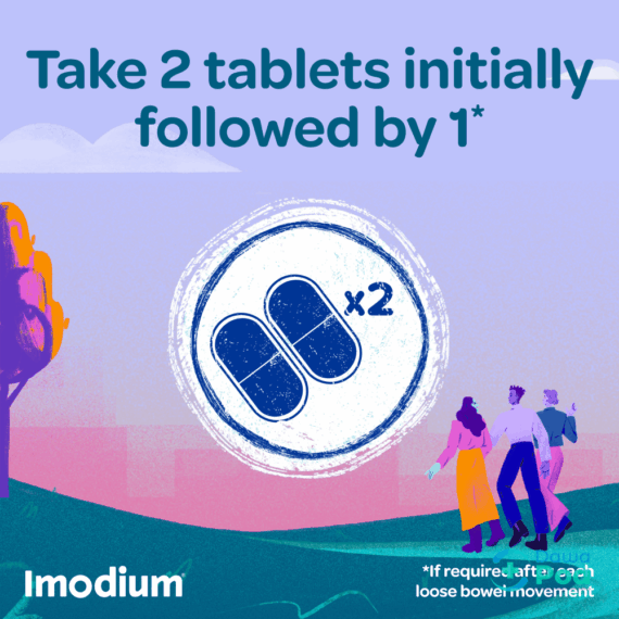 Imodium Dual Action Relief Tablets 6s.5