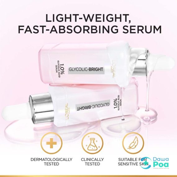 L'Oreal Paris Glycolic Bright Serum 15ml 4