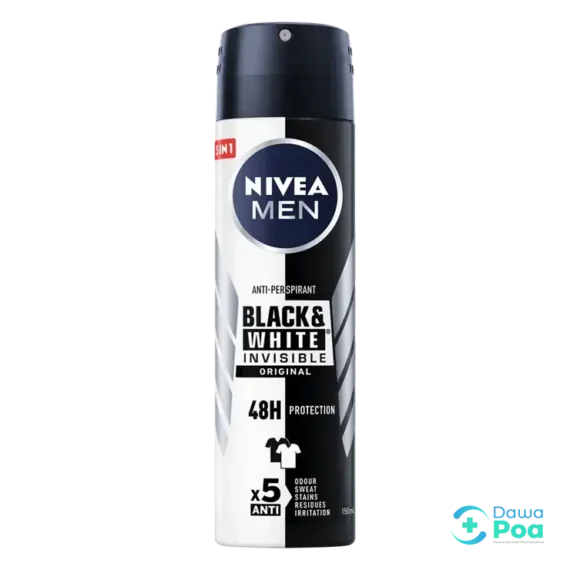Nivea Men Black & White Invisible Original Deodorant Spray (1)