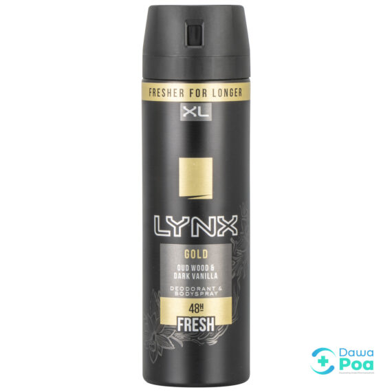 Lynx Body Spray Gold