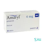 Amaryl 4mg Tablets 30's