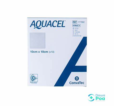 Aquacel 10cm Sq 10's