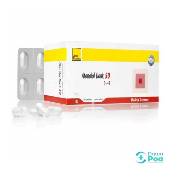 Atenolol Denk 50 Tabs 100's