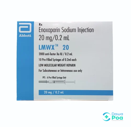 Lmw Enox 20mg/0.2ml 2's