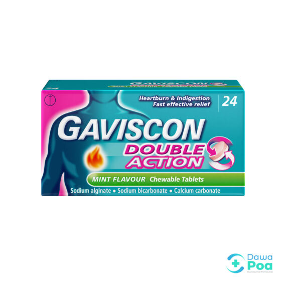Gaviscon Double Action Tablets mint 24s