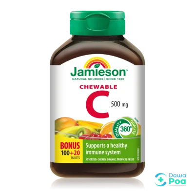 Jamieson Chewable C 500mg Tablets Assorted Flavours1