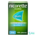Nicorette Gum 4mg 105s_Ice White